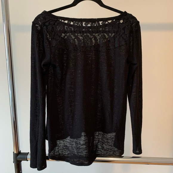 Flowy Black Long sleeve - Picture 4 of 6
